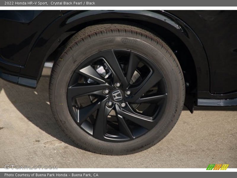 Crystal Black Pearl / Black 2022 Honda HR-V Sport