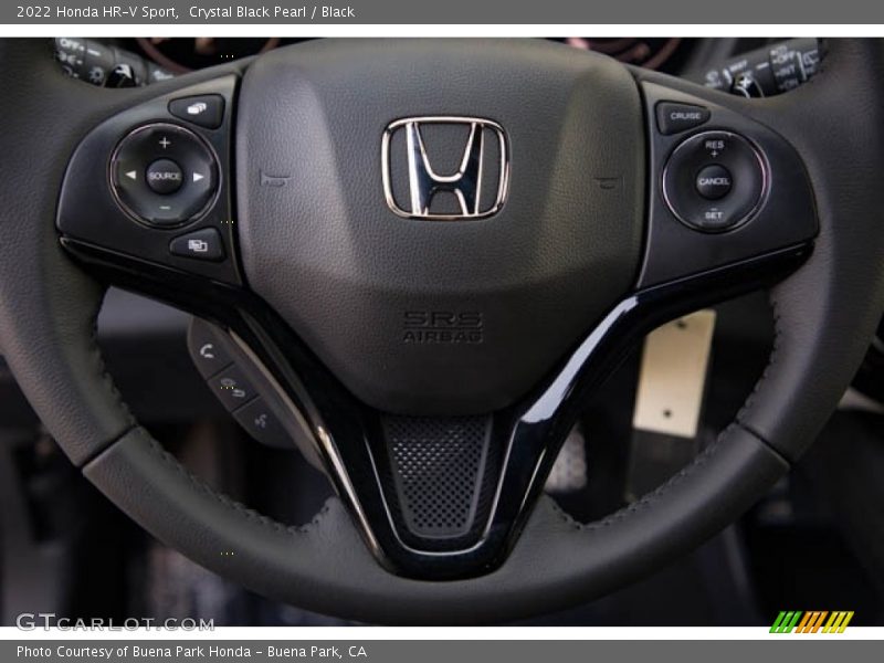 Crystal Black Pearl / Black 2022 Honda HR-V Sport