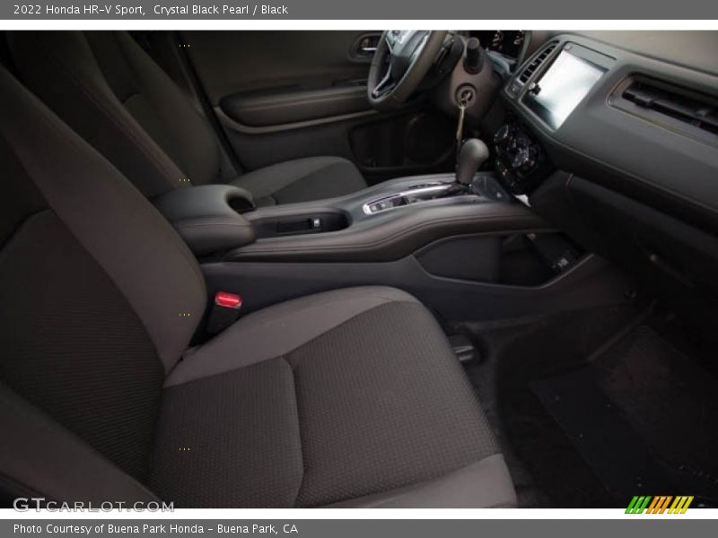 Crystal Black Pearl / Black 2022 Honda HR-V Sport