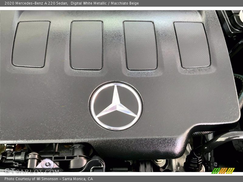 Digital White Metallic / Macchiato Beige 2020 Mercedes-Benz A 220 Sedan
