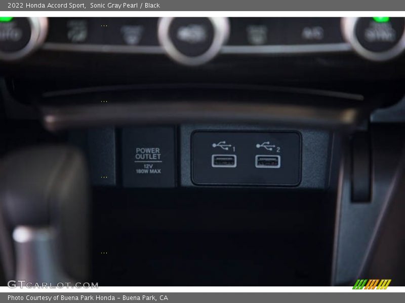 Sonic Gray Pearl / Black 2022 Honda Accord Sport