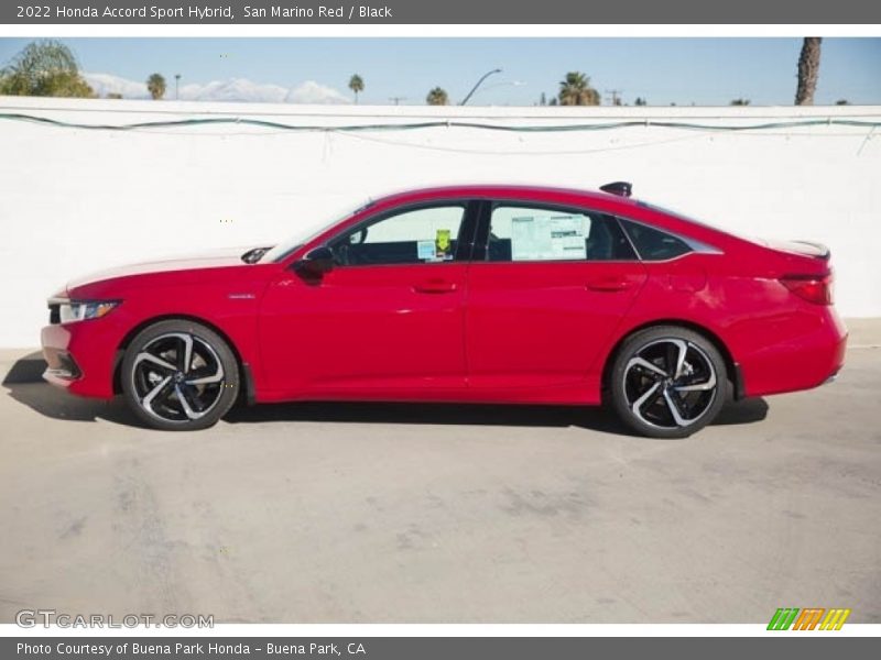  2022 Accord Sport Hybrid San Marino Red