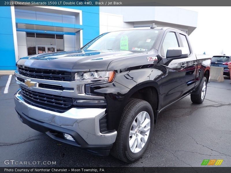 Black / Jet Black 2019 Chevrolet Silverado 1500 LT Double Cab 4WD