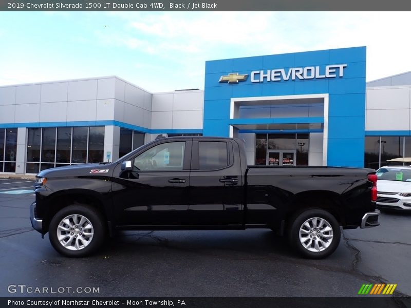 Black / Jet Black 2019 Chevrolet Silverado 1500 LT Double Cab 4WD