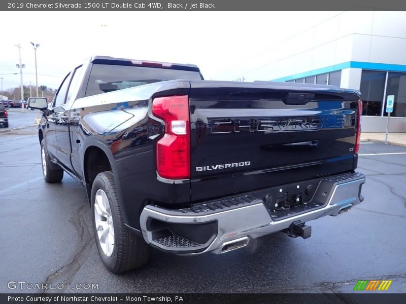 Black / Jet Black 2019 Chevrolet Silverado 1500 LT Double Cab 4WD