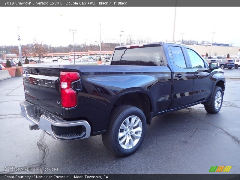 Black / Jet Black 2019 Chevrolet Silverado 1500 LT Double Cab 4WD