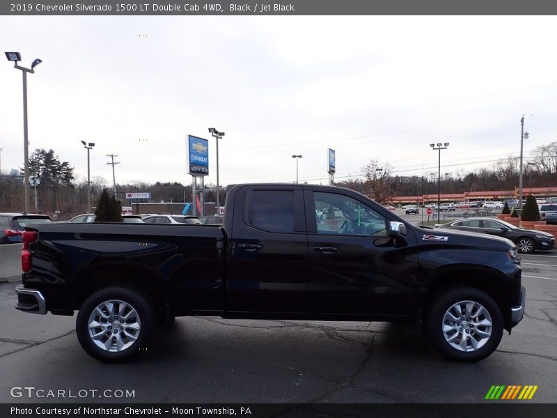 Black / Jet Black 2019 Chevrolet Silverado 1500 LT Double Cab 4WD