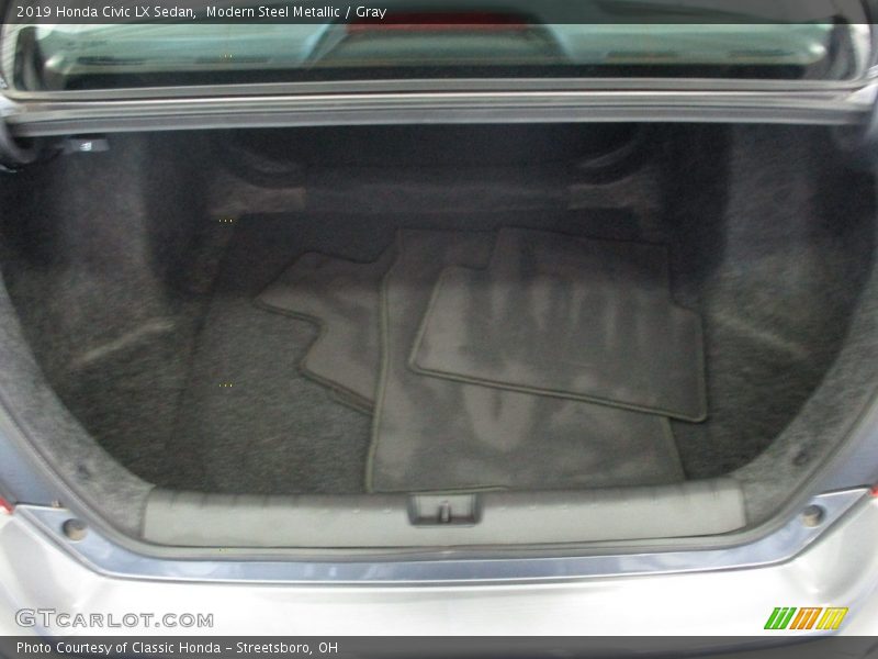 Modern Steel Metallic / Gray 2019 Honda Civic LX Sedan