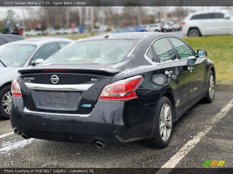 Super Black / Beige 2013 Nissan Altima 2.5 SV
