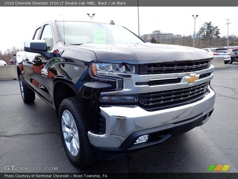 Black / Jet Black 2019 Chevrolet Silverado 1500 LT Double Cab 4WD