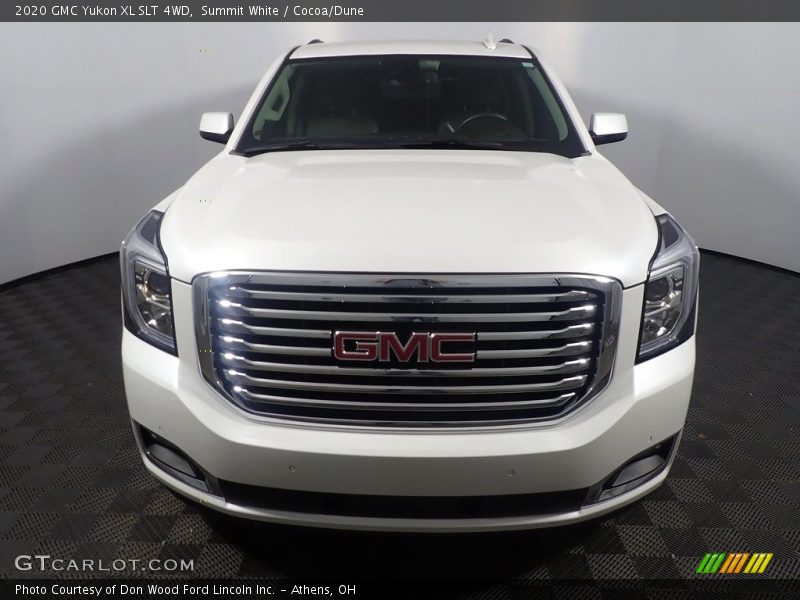 Summit White / Cocoa/Dune 2020 GMC Yukon XL SLT 4WD