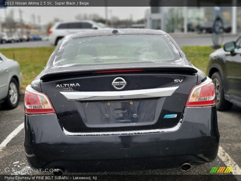 Super Black / Beige 2013 Nissan Altima 2.5 SV