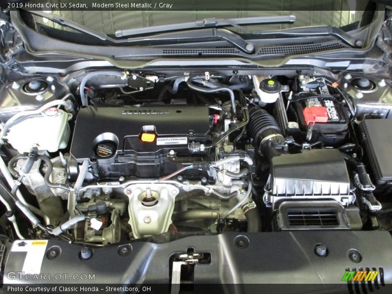 Modern Steel Metallic / Gray 2019 Honda Civic LX Sedan