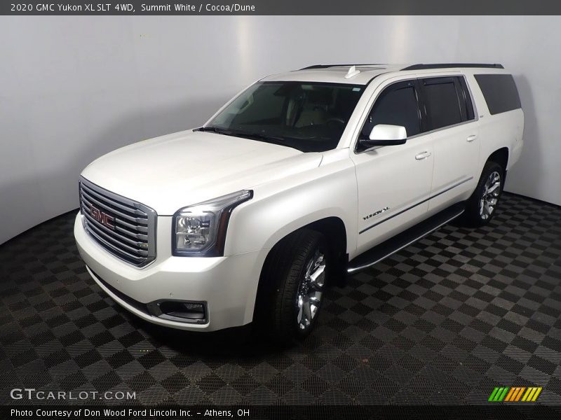 Summit White / Cocoa/Dune 2020 GMC Yukon XL SLT 4WD