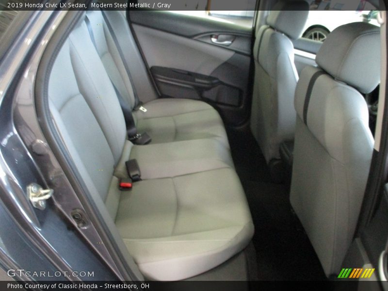 Modern Steel Metallic / Gray 2019 Honda Civic LX Sedan