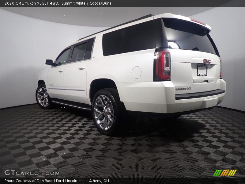 Summit White / Cocoa/Dune 2020 GMC Yukon XL SLT 4WD