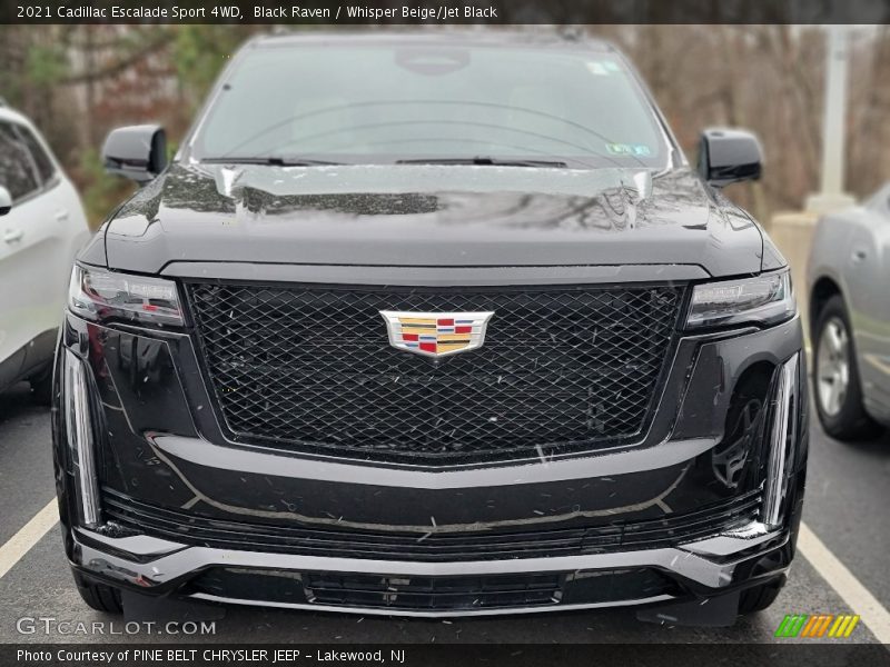 Black Raven / Whisper Beige/Jet Black 2021 Cadillac Escalade Sport 4WD