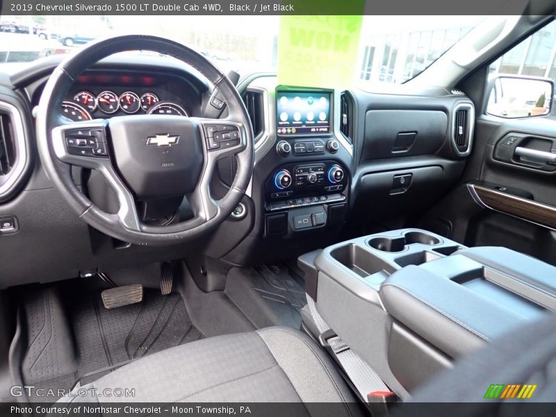 Black / Jet Black 2019 Chevrolet Silverado 1500 LT Double Cab 4WD