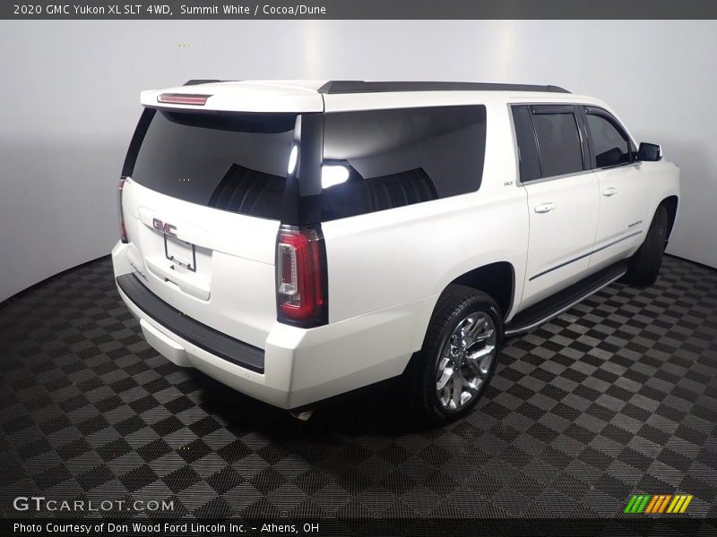 Summit White / Cocoa/Dune 2020 GMC Yukon XL SLT 4WD