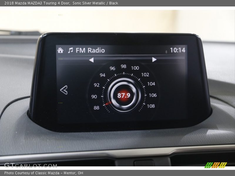 Sonic Silver Metallic / Black 2018 Mazda MAZDA3 Touring 4 Door