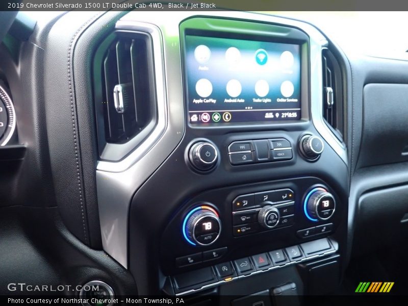 Black / Jet Black 2019 Chevrolet Silverado 1500 LT Double Cab 4WD