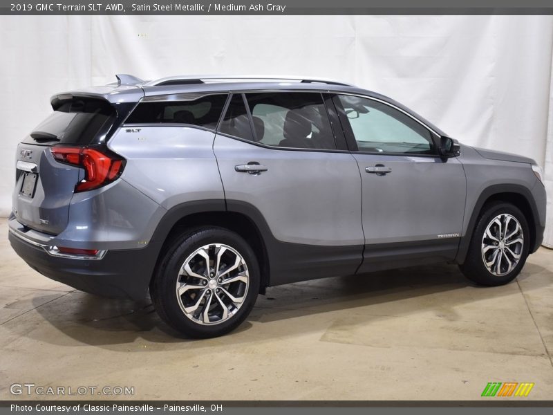 Satin Steel Metallic / Medium Ash Gray 2019 GMC Terrain SLT AWD