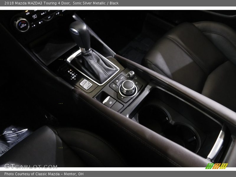 Sonic Silver Metallic / Black 2018 Mazda MAZDA3 Touring 4 Door