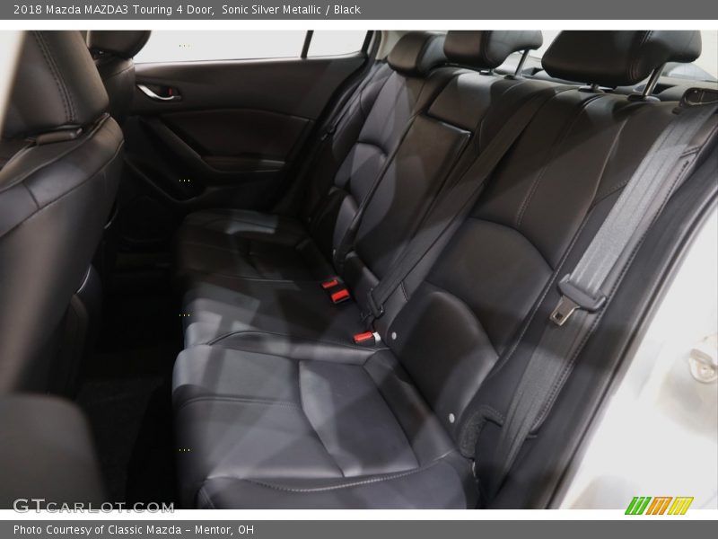 Sonic Silver Metallic / Black 2018 Mazda MAZDA3 Touring 4 Door