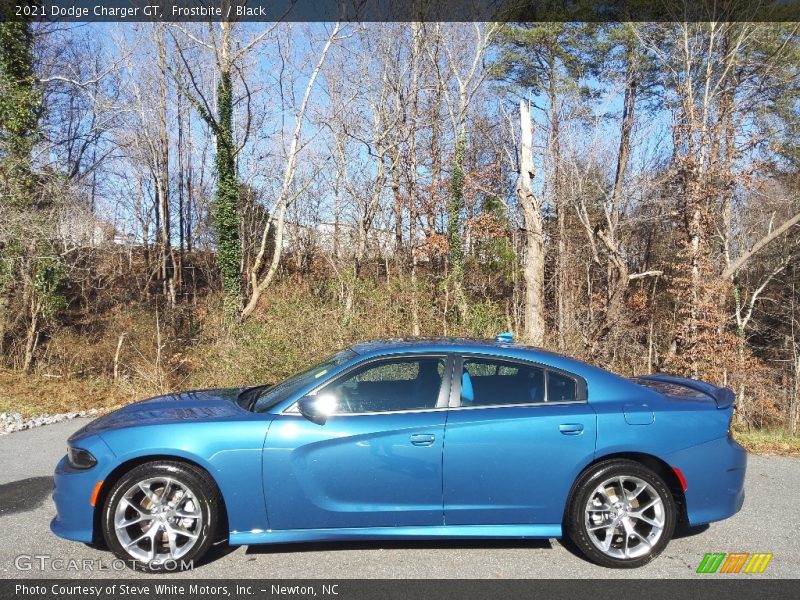 Frostbite / Black 2021 Dodge Charger GT