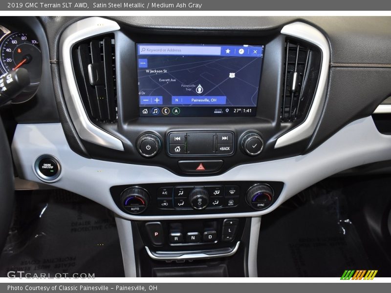 Satin Steel Metallic / Medium Ash Gray 2019 GMC Terrain SLT AWD