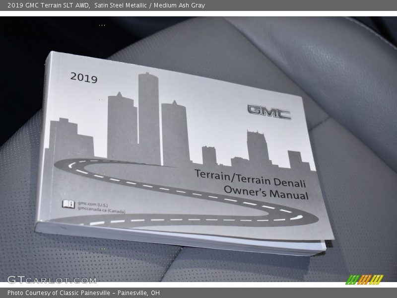 Satin Steel Metallic / Medium Ash Gray 2019 GMC Terrain SLT AWD