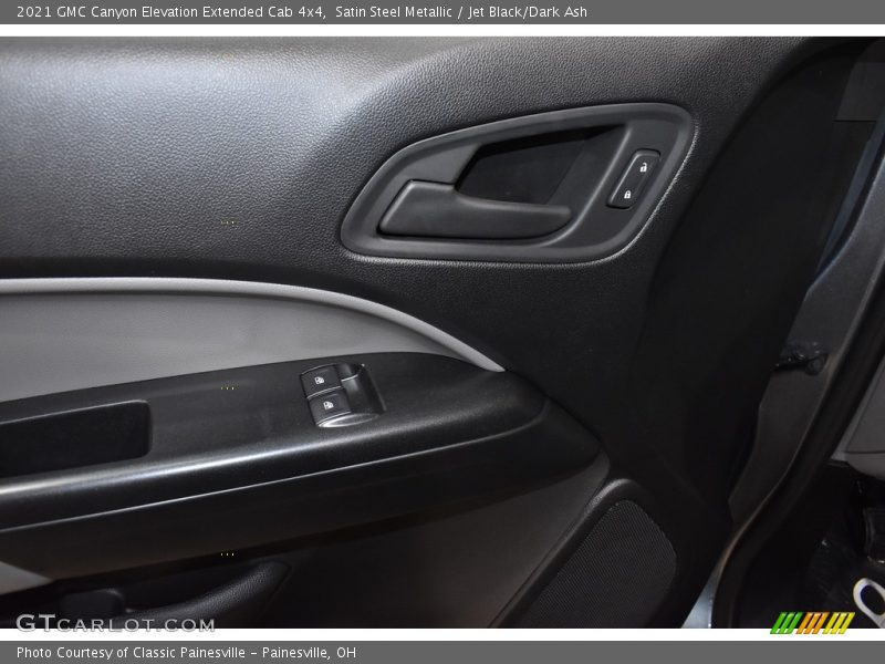 Satin Steel Metallic / Jet Black/Dark Ash 2021 GMC Canyon Elevation Extended Cab 4x4