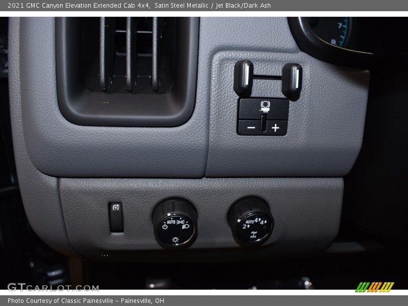 Satin Steel Metallic / Jet Black/Dark Ash 2021 GMC Canyon Elevation Extended Cab 4x4