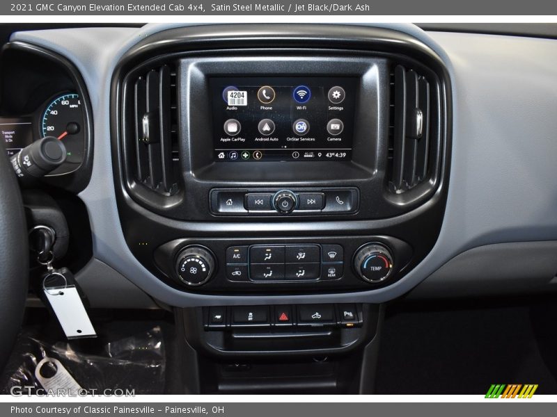 Satin Steel Metallic / Jet Black/Dark Ash 2021 GMC Canyon Elevation Extended Cab 4x4