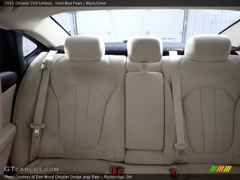 Vivid Blue Pearl / Black/Linen 2015 Chrysler 200 Limited