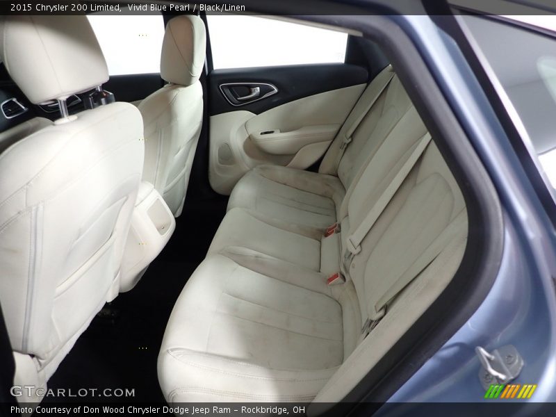 Vivid Blue Pearl / Black/Linen 2015 Chrysler 200 Limited