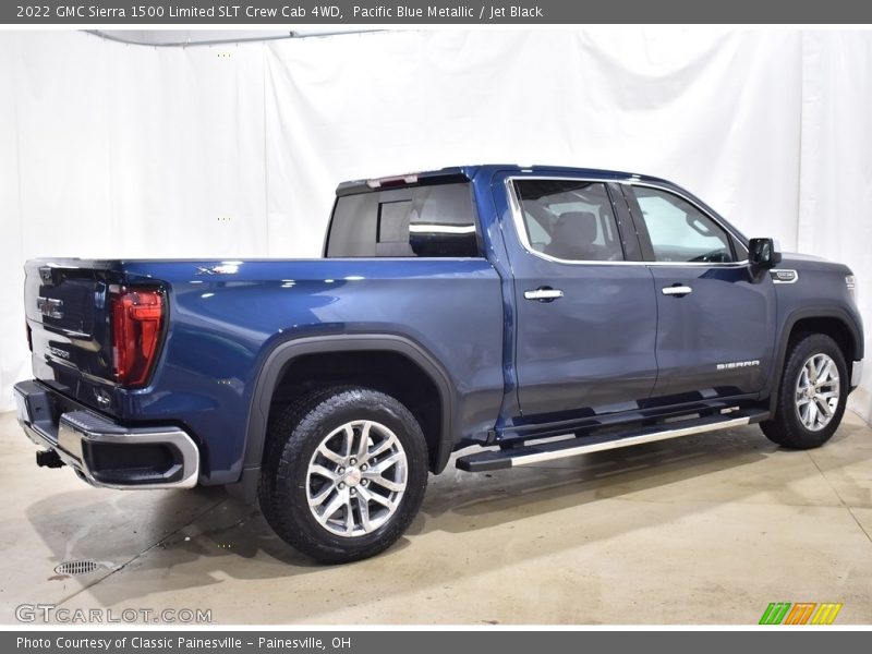 Pacific Blue Metallic / Jet Black 2022 GMC Sierra 1500 Limited SLT Crew Cab 4WD