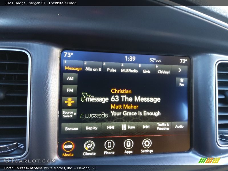 Frostbite / Black 2021 Dodge Charger GT