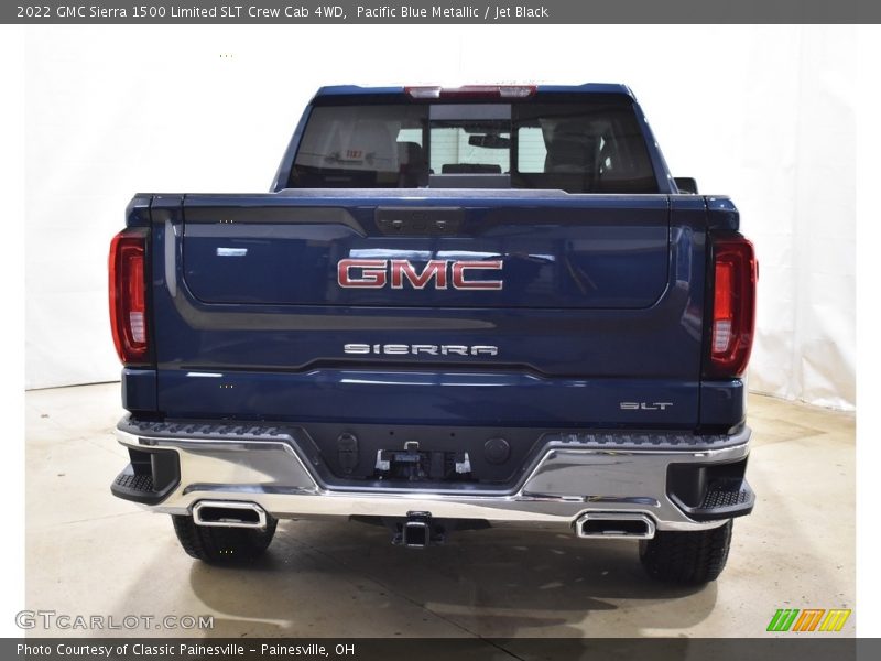 Pacific Blue Metallic / Jet Black 2022 GMC Sierra 1500 Limited SLT Crew Cab 4WD