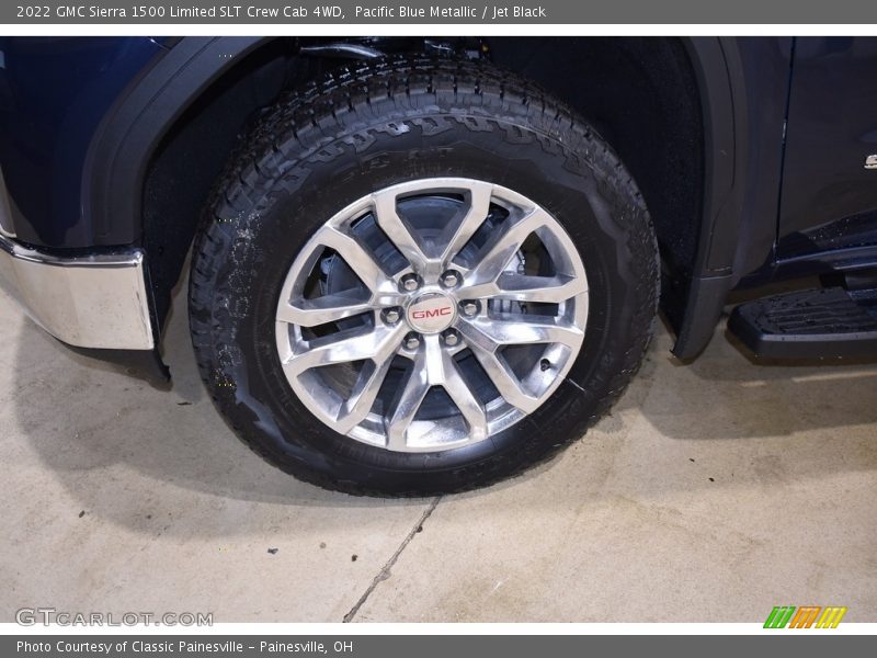 Pacific Blue Metallic / Jet Black 2022 GMC Sierra 1500 Limited SLT Crew Cab 4WD