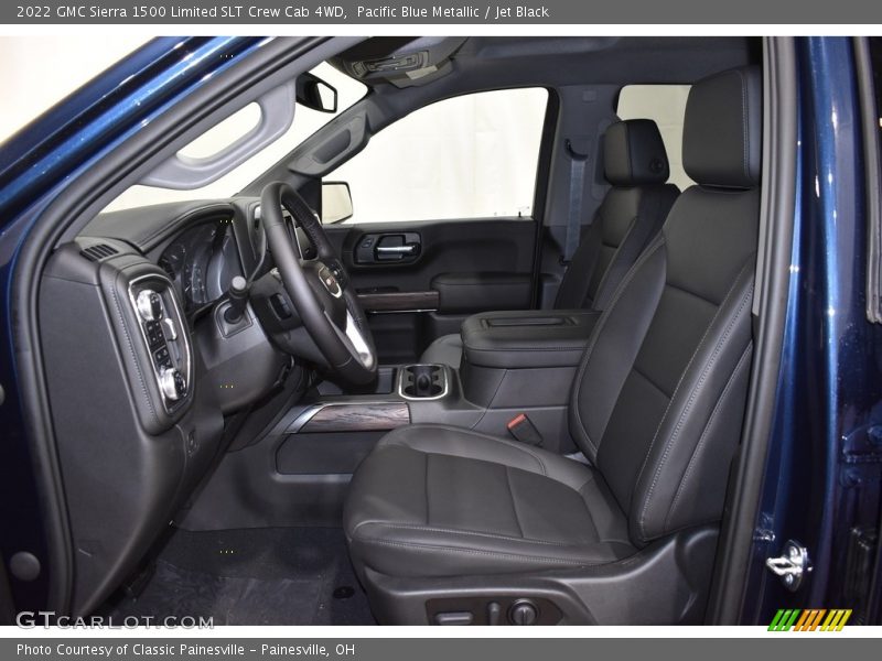 Pacific Blue Metallic / Jet Black 2022 GMC Sierra 1500 Limited SLT Crew Cab 4WD