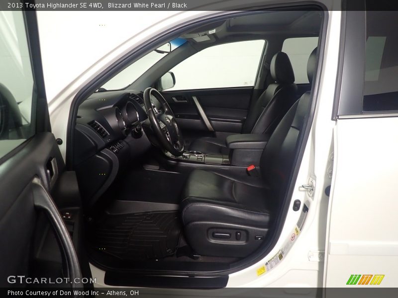 Blizzard White Pearl / Black 2013 Toyota Highlander SE 4WD