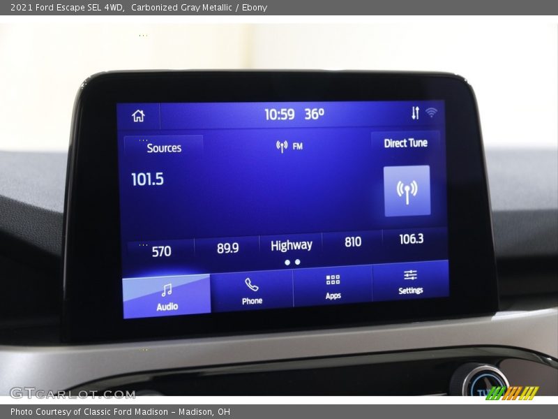 Carbonized Gray Metallic / Ebony 2021 Ford Escape SEL 4WD
