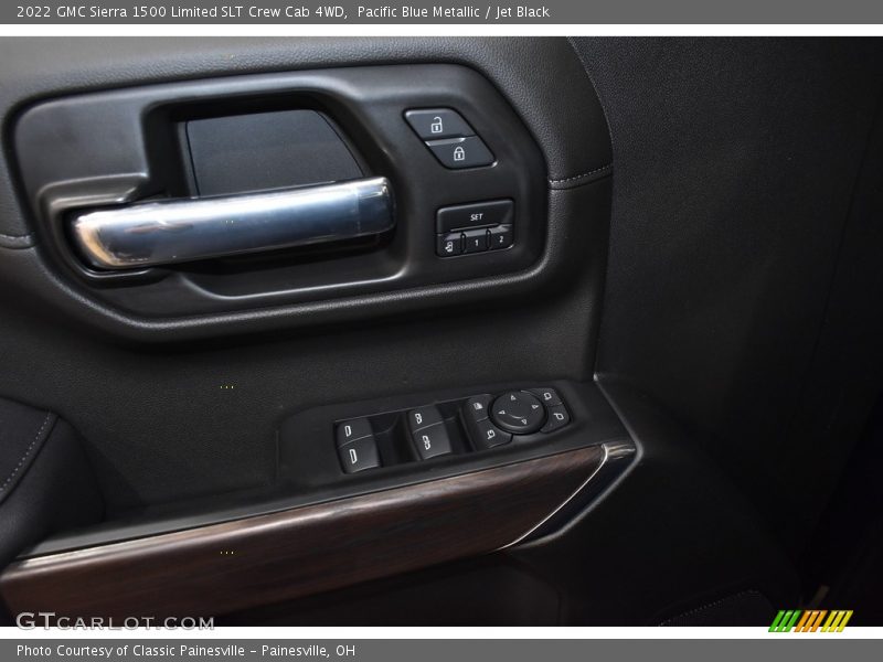 Pacific Blue Metallic / Jet Black 2022 GMC Sierra 1500 Limited SLT Crew Cab 4WD