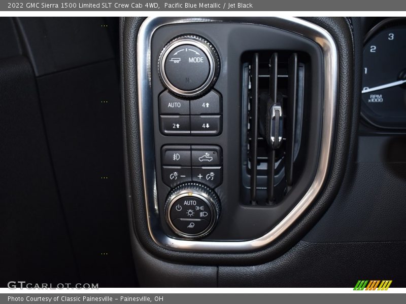 Pacific Blue Metallic / Jet Black 2022 GMC Sierra 1500 Limited SLT Crew Cab 4WD