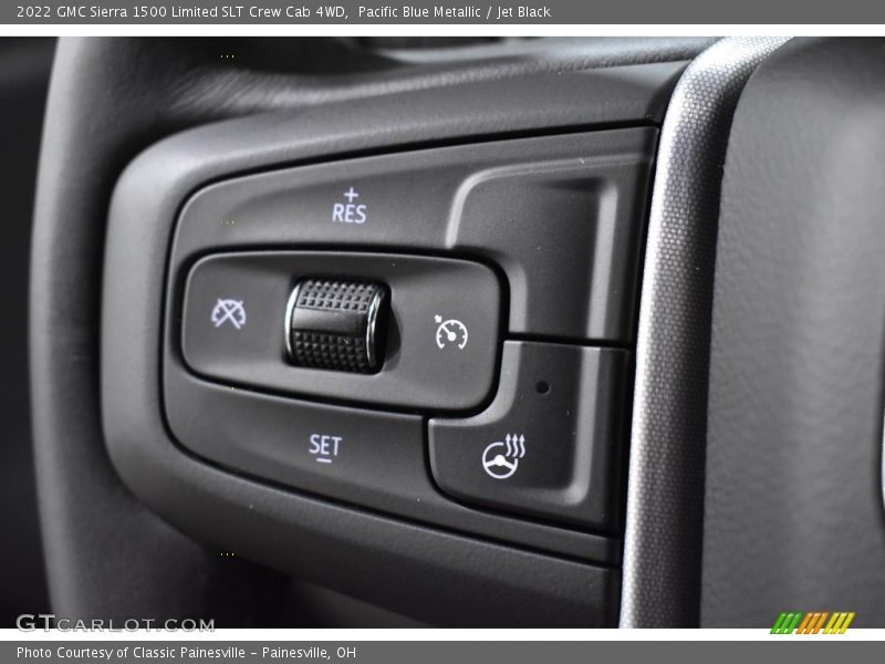 Pacific Blue Metallic / Jet Black 2022 GMC Sierra 1500 Limited SLT Crew Cab 4WD