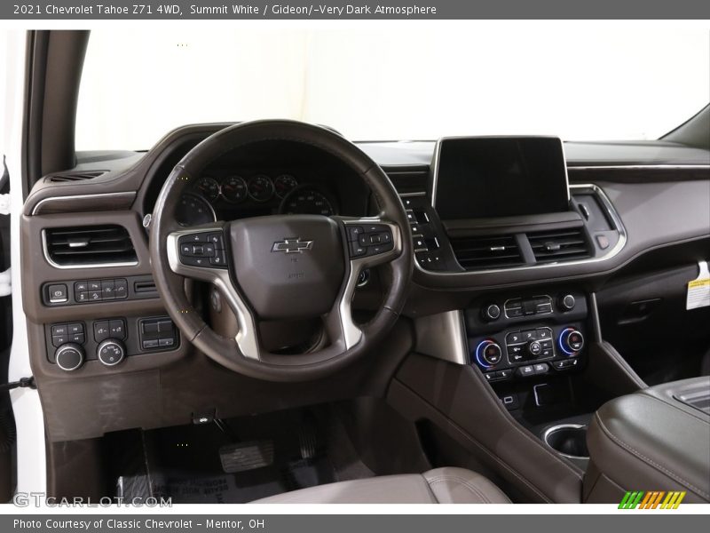 Dashboard of 2021 Tahoe Z71 4WD