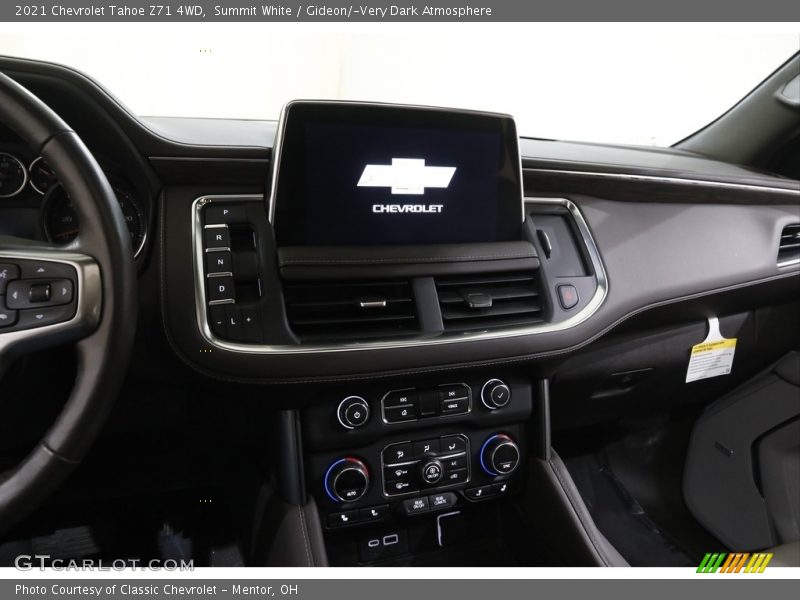 Summit White / Gideon/­Very Dark Atmosphere 2021 Chevrolet Tahoe Z71 4WD