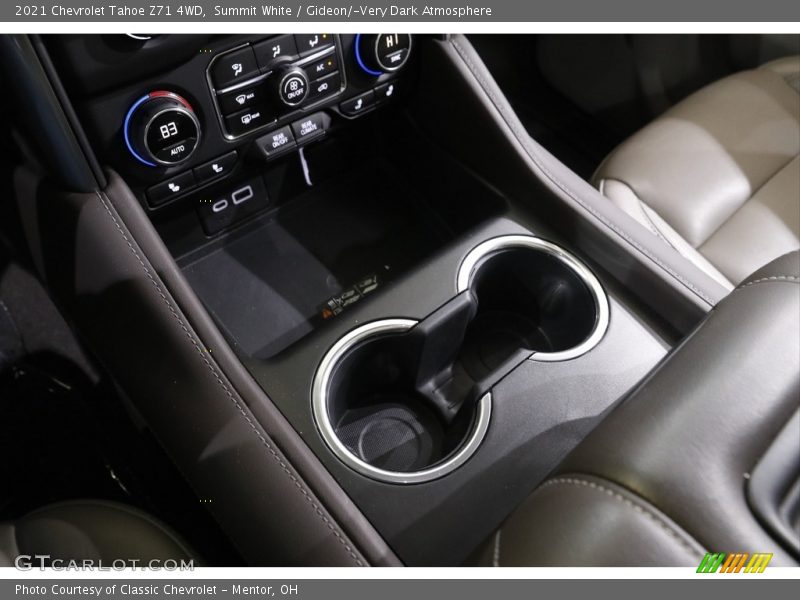 Summit White / Gideon/­Very Dark Atmosphere 2021 Chevrolet Tahoe Z71 4WD