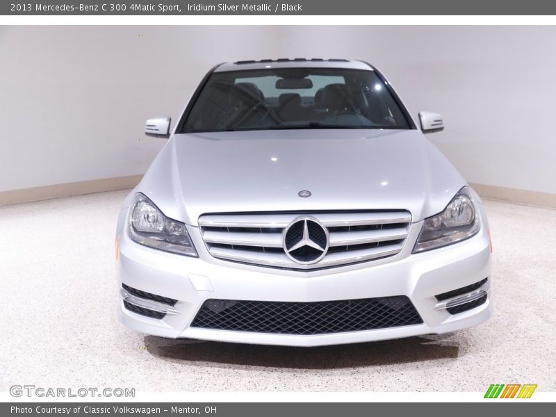 Iridium Silver Metallic / Black 2013 Mercedes-Benz C 300 4Matic Sport